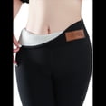 thumbnail image 1 of Leggings de Cintura Alta y Gruesos para Mujer: Pantalones de Yoga, Ciclismo y Entrenamiento con Control de Abdomen Sin Transparencias. Negro y Etiqueta XL, 1 of 3