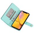 thumbnail image 4 of GANGXUN Étui en Cuir à Rabat pour iPhone Xr - Sangles Longues et Courtes, design Portefeuille, 4 of 5