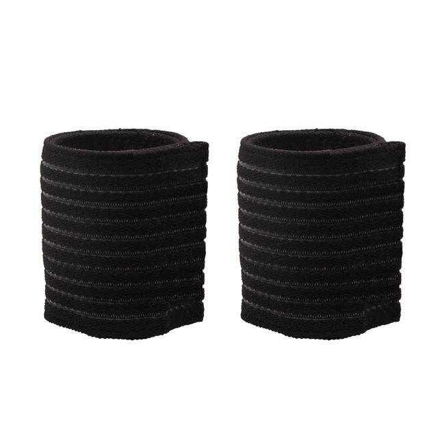 Vendaje deportivo Soporte para muñeca Fitness Tobillo Envoltura Compresión Rodillera Protector Pantorrilla Runningblack