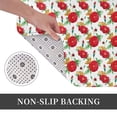 thumbnail image 6 of Sikiie Rose Flowers Print Flannel Anti-slip Floor Mat 16x24in, Thickened Dustproof Entrance Door Mat Floor Mat for Kitchen, Bathroom, Laundry Room, 6 of 7