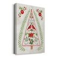 thumbnail image 2 of Christmas Folk Tree Premium Gallery Wrapped Canvas - Ready to Hang, 2 of 9