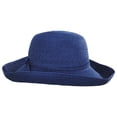thumbnail image 3 of Traveler Toyo Straw Sun Hat - ONE SIZE FITS MOST - Navy Blue, 3 of 4