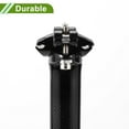 thumbnail image 6 of Unique Bargains Bike Suspension Seatpost 25.4x400mm Saddle Post Seat Gloss Black Carbon Fiber, 6 of 8