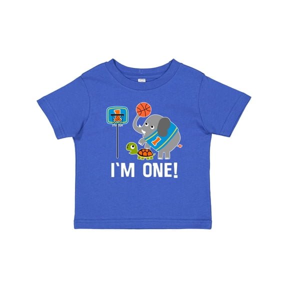 Inktastic Basketball 1st Birthday for One Year Old Boys Baby T-Shirt