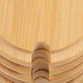 thumbnail image 6 of ADDHAT 6Pcs Lids Bamboo Wood Round - for Home Use, 6 of 8