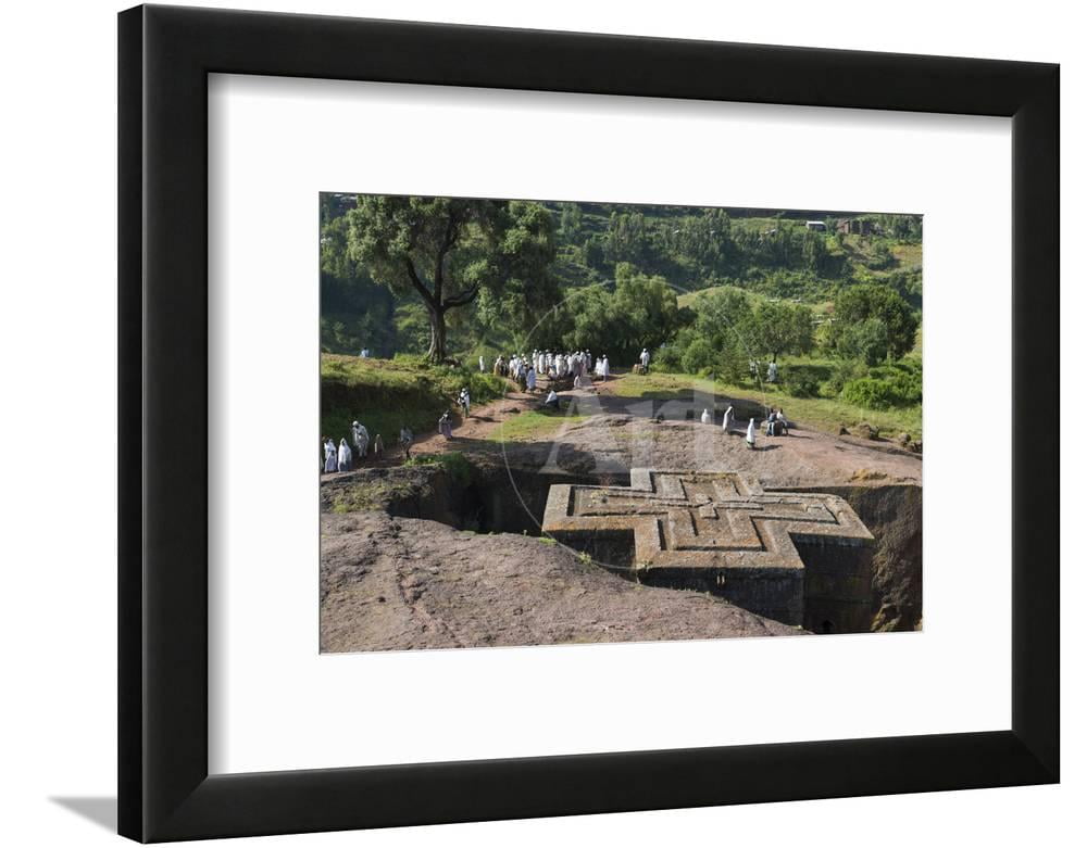 Africa, Ethiopian Highlands, Eastern Amhara, Lalibela, St, Framed Art