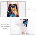 thumbnail image 2 of Cat Stylish Chiffon Beach Dresses - Summer Dress for a Day at the Beach, 2 of 6