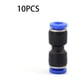 thumbnail image 5 of Speravity 10 pack/lote conectores de manguera de aire de buen sellado para sistemas neumáticos tubo rápido de reutilizable Suministros de soldadura PU directo 6 mm, 5 of 6