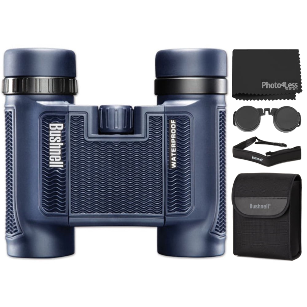 Bushnell H2O 12x25 Roof Prism BAK4 Waterproof Binoculars; Includes