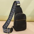 thumbnail image 4 of Bolso Bandolera Pecho Casual para Mujer Cuero PU Viajes Senderismo Ciclismo, 4 of 9