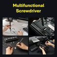 thumbnail image 3 of HOTO W2 25-in-1 Precision Electric Screwdriver Set, LED Illuminated Mini Repair Tool for Phone Laptop Camera Watch, 3 of 10