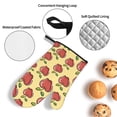 thumbnail image 3 of Salouo Apple for Oven Mitts and Potholders BBQ Gloves-Oven Mitts and Pot Holders Non-Slip Cooking Gloves for Cooking Baking Grilling (4-Piece Set), 3 of 6