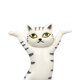 thumbnail image 2 of Soporte Ataúd para Gato Bsvklp Adorno Muñeca Gato Elevación Color Variar Según lote, 2 of 9