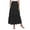 Black, variant on Baywell Boho Long Skirt for Women High Waist Swiss Dots Hollow Patchwork Swing Skirt Elastic Waisted Maxi Skirt S-2XL