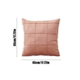 thumbnail image 2 of Fundas de Almohada de Navidad Cojín Trasero de Línea de Funda de Almohada a Rayas Cepilladas,Fibra de Poliéster 45x45cm para Sofá Dormitorio,Fundas de Almohada con Cremallera, 2 of 6