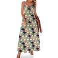 thumbnail image 1 of Vestido sin mangas con estampado geométrico abstracto de Memphis de los años 80 Vestidos elegantes Vestido de verano para mujer Vestidos de verano Vestidos para fiesta de graduación, 1 of 7
