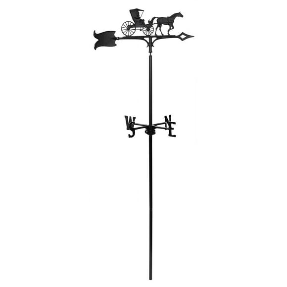 Klassen Bronze Girouette pour Jardin Médecin de Campagne, Noir