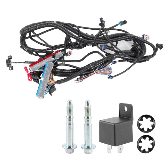 Arnés independiente del motor, arnés de cableado Plug and Play, piezas reemplazables duraderas de reparación de automóviles de 8 cilindros para el mantenimiento del automóvil Decoración del LHCER Descripción de la referencia