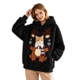 thumbnail image 3 of Christmas Reindeer Pet Carrier Hoodie, Teddy Dog Pocket Sweatshirt with Head Window for Women, 3 of 7