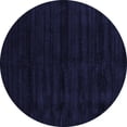 thumbnail image 1 of Ahgly Company Indoor Round Abstract Blue Contemporary Area Rugs, 8' Round, 1 of 4