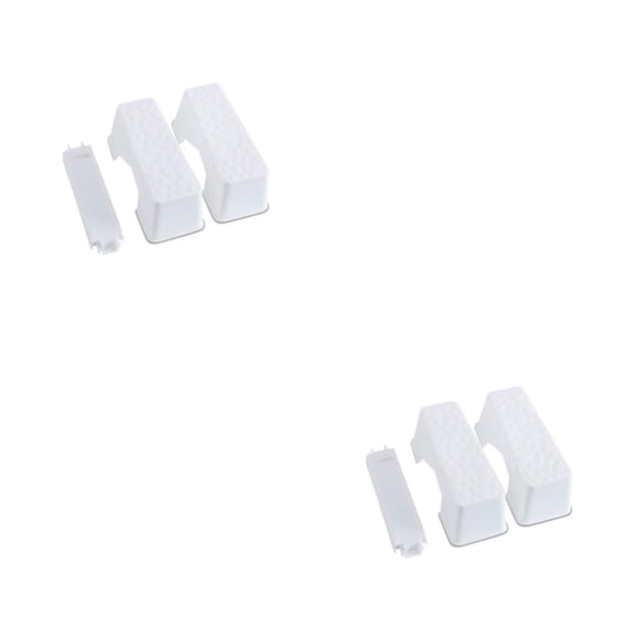 Advancent Strong Load-bearing Footstool For And Stool PP High Of Waterproof Get Foot Numbness For Elderly Footstool Children blanco 2piezas