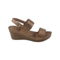 thumbnail image 2 of Good Choice Womens Foley Faux Suede Wedge Sandals, 2 of 3