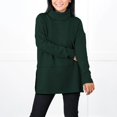 thumbnail image 2 of Women's Pure Color Round Neck Long Sleeved Casual Top, 2 of 5
