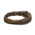 thumbnail image 3 of Unique Bargains 1 Pc Headband Stripes Wide Lace Hairband for Women Khaki Brown, 3 of 5