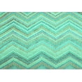 thumbnail image 1 of Ahgly Company Indoor Rectangle Southwestern Turquoise Blue Country Area Rugs, 3' x 5', 1 of 4