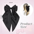 thumbnail image 2 of LQQBOX Hair Bows for Girls and Women - 3 Pcs Ribbon Hair Accessories in Black, White, and Pink, 2 of 7