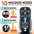 thumbnail image 7 of Daiwa Felicity Shogun 4D Shiatsu Back & Neck Car Seat Massager with Tapping, Heat & Vibration – Ultimate Portable Massage Chair Pad for Full Body Relief, 7 of 7