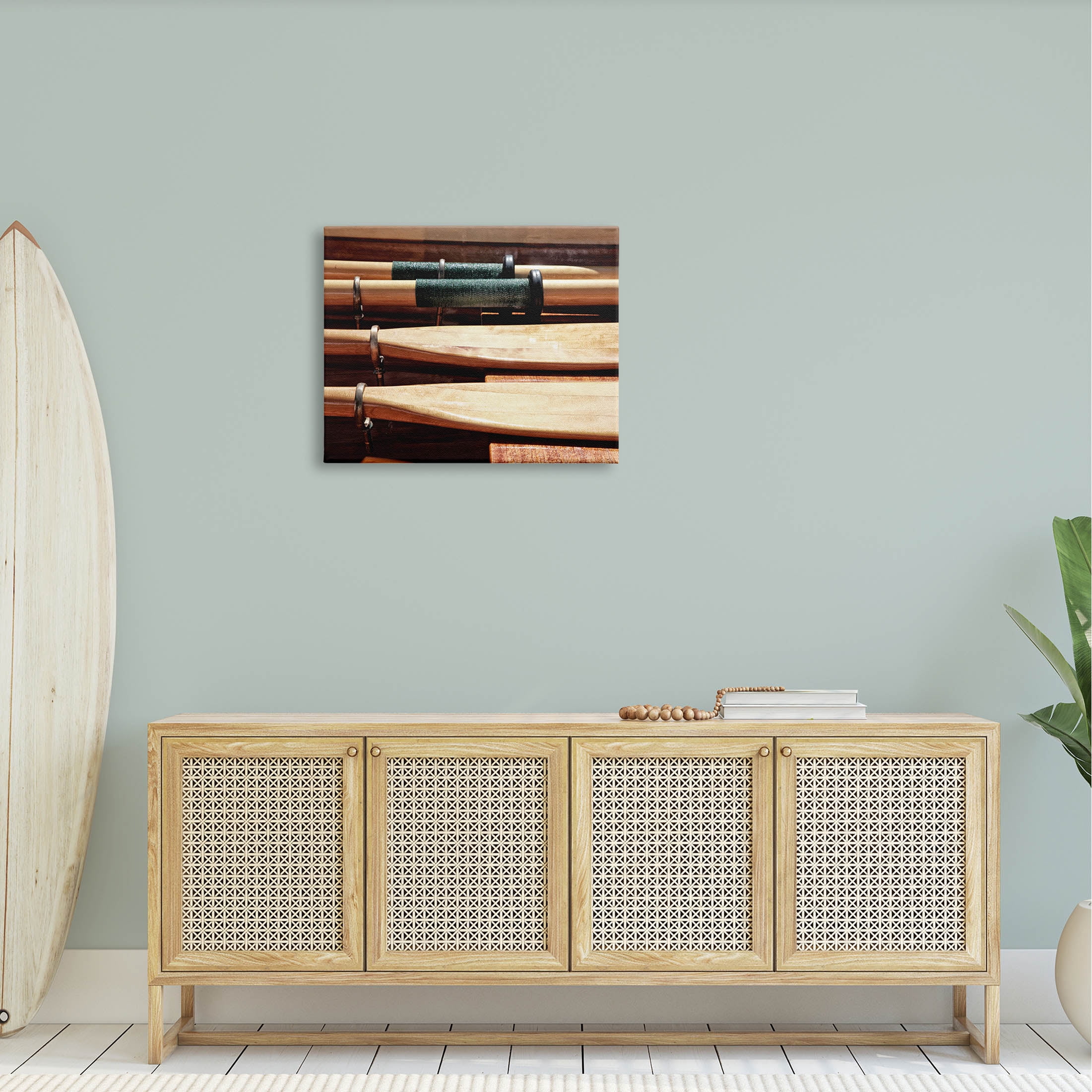 Stupell Industries Rowing Oars Photograph Photograph Gallery Wrapped Canvas Print Wall Art, Design by Savanah Plank