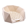 thumbnail image 1 of Bandeja para baño de interior para perros, inodoro para perros, caja de arena para perros duradera, mantiene las patas y el piso limpios Beige, 1 of 8