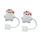 thumbnail image 4 of 2 piezas de adornos para pajitas, accesorios para vasos, reutilizables, regalo de Halloween, divertido para fiestas Guirnalda, 4 of 9