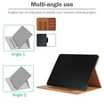 thumbnail image 5 of TECH CIRCLE Case for iPad 10th Generation 10.9 Inch (2022 Model), Multi-Angle Viewing Protective Stand Cover with Pencil Holder & Pocket Auto Sleep/Wake Folio PU Leather Cases for Women Men, Brown, 5 of 8