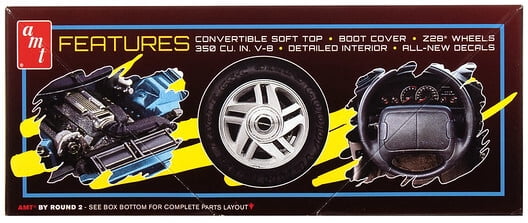 AMT 1996 Chevy Camaro Z28 Convertible 1/25 Scale Model Kit