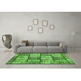 thumbnail image 3 of Ahgly Company Indoor Round Abstract Green Modern Area Rugs, 5' Round, 3 of 4