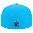 thumbnail image 4 of Men's New Era Blue Carolina Panthers Active Two-Tone Camo 59FIFTY Fitted Hat, 4 of 6