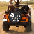 thumbnail image 3 of KAKALAD Cute Dachshund Sausage Dog 01 Spare Tire Cover Universal Vehicle Accessories Buckle Car Tools 15”in, 3 of 6