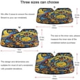 thumbnail image 5 of GZHJMY Mexican Talavera Car Windshield Sun Shade Foldable Sun Shield Shade for Blocks UV Rays Protector-Keeps Your Vehicle Cool for Most Sedans SUV Truck,55"x27.6", 5 of 7