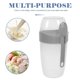 thumbnail image 1 of Salad Shaker Double Layer Salad Cup for Storage Use 1Set with Spoon, 1 of 4