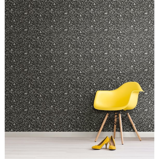 RoomMates Black Polka Dot Peel & Stick Wallpaper