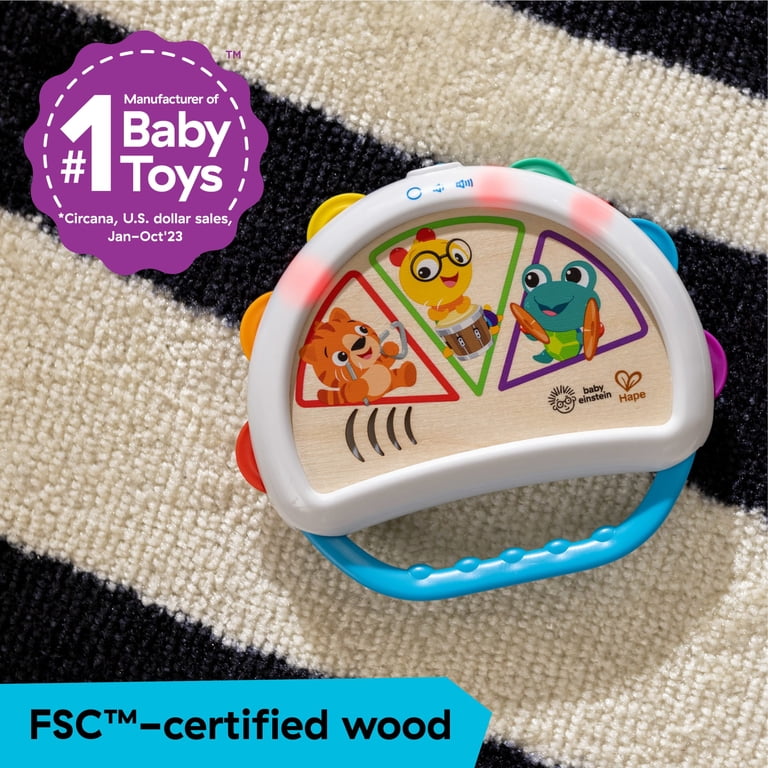 Baby Einstein, Jouet musical xylophone Cal’s Curious Keys, 2 modes de jeu, Eveil sensoriel et musical, Développement de la motricité