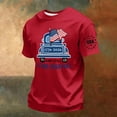 thumbnail image 2 of LWavelet Mens American Flag Shirt 4th of July T-Shirt USA Flag 1776 Patriotic Tee Memorial Day Tops, 2 of 5