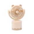 thumbnail image 2 of Miniventilador portátil de mano con alimentación USB recargable, diseño compacto, flujo de aire silencioso, agarre ergonómico para uso en exteriores, viajes, oficina y interiores., 2 of 6