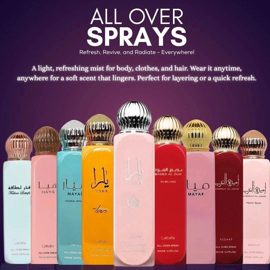 Lattafa Ladies Yara Tous Body Spray 5.07 oz Fragrances 6290362345121