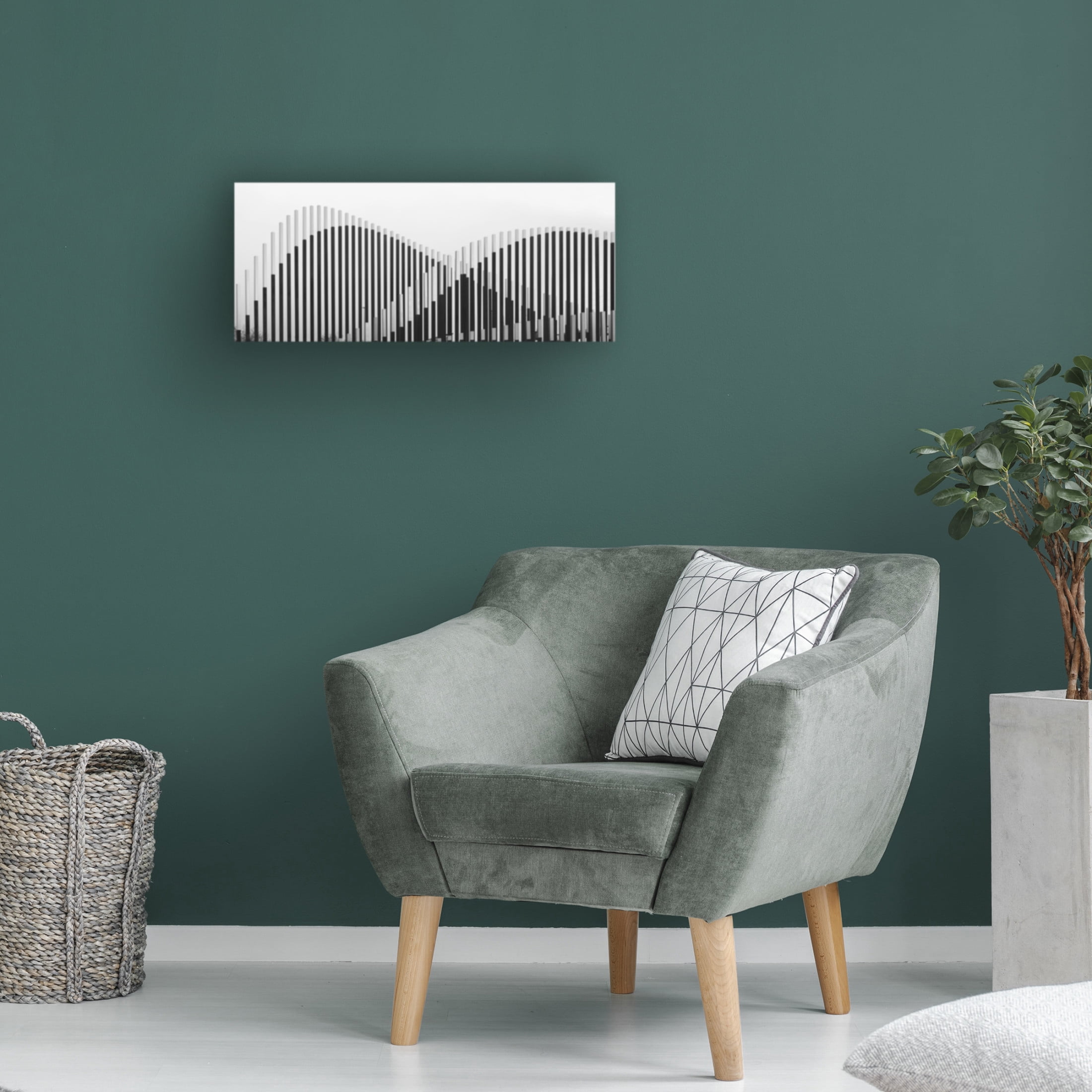 Trademark Fine Art Ivan Huang  Melodic Wave I Canvas Wall Art