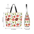 thumbnail image 4 of Xecao Tomatoes for Tote Bag for Women, Tote Shoulder Bag with a littlw pocket and Handbag for Travel, Work, 4 of 5