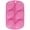 Red, variant on 6-Grid Silicone Fondant Egg Shaped Mold Easter Egg Mold Set Baking Mold for Cake Decoration(Red)