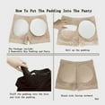 thumbnail image 5 of Women's Fake Buttock Briefs Padded Butt Lifter Control Panty Hip Enhancer Shapewear Boyshort, 5 of 12